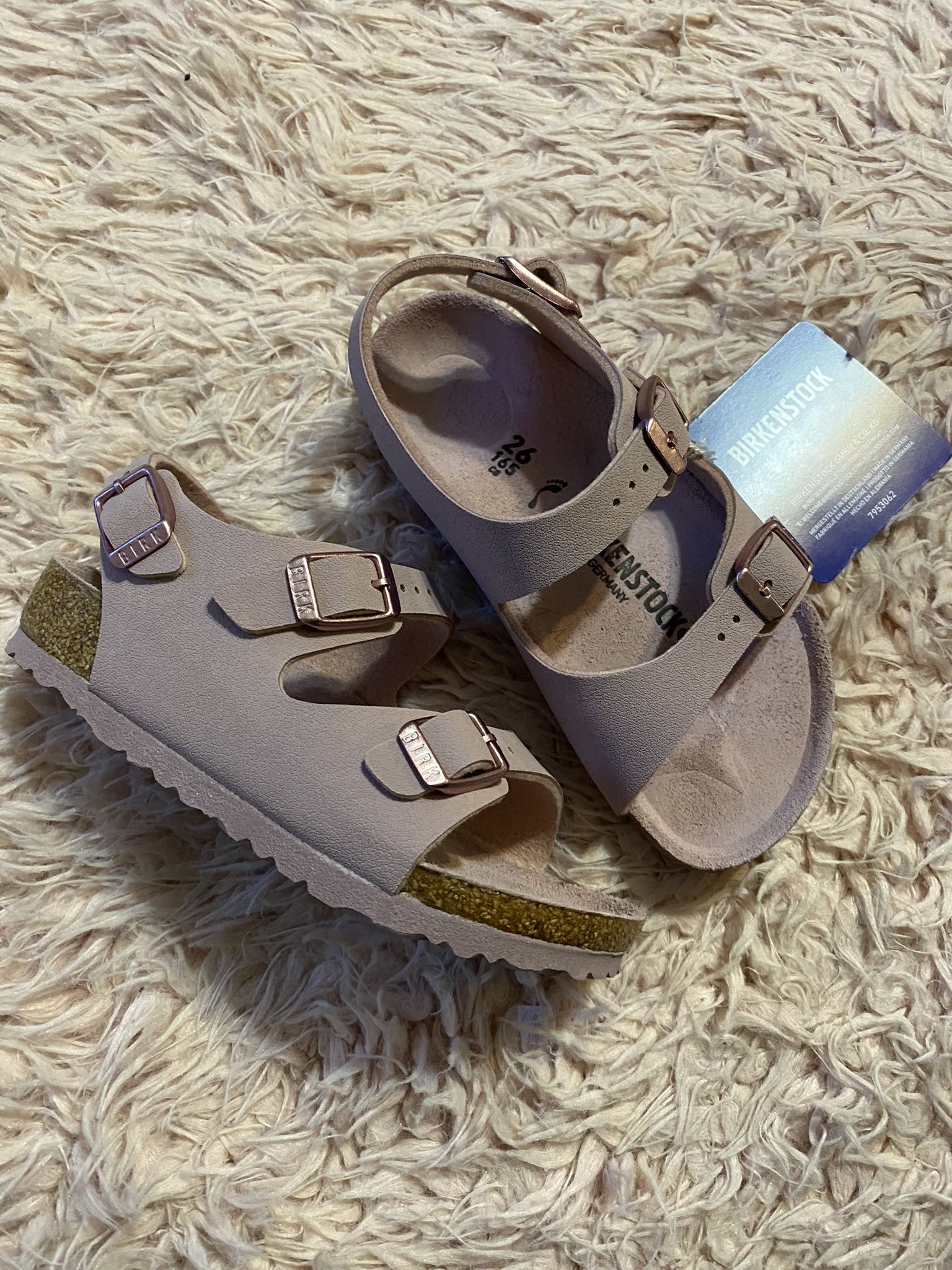 Birkenstock Roma Kids Sandals Size 8-8.5 Toddlers