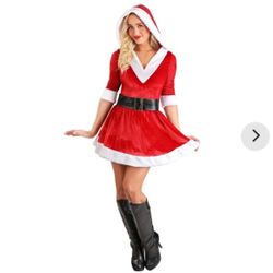 Mrs. Claus Costume M/L So Cute!