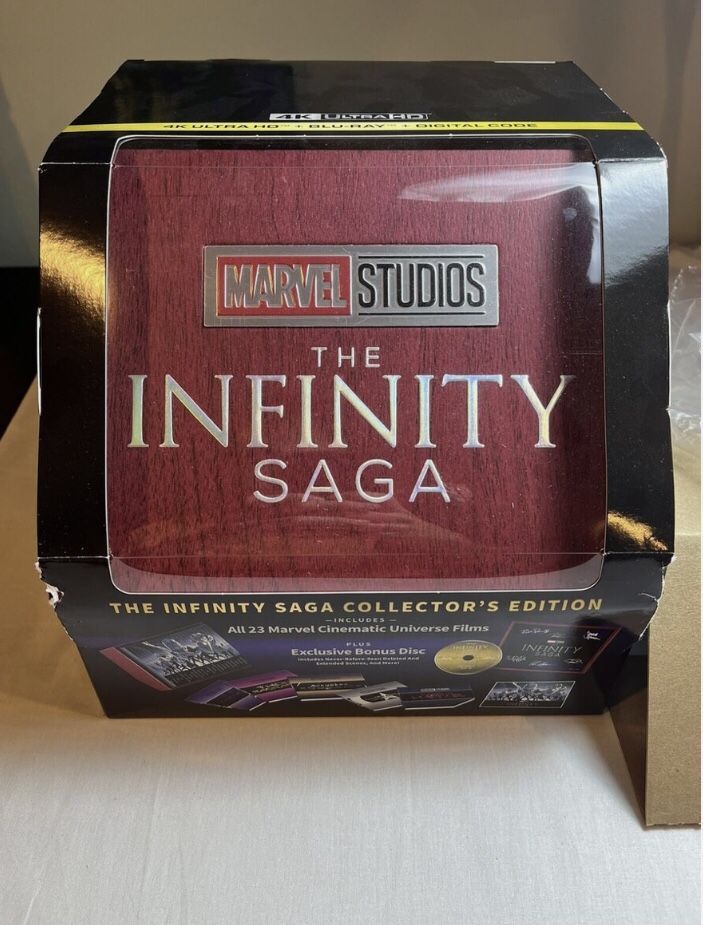 MARVEL’S MCU Infinity Saga 4k Blu-ray DVD Box Set Limited Edition — 23 movies