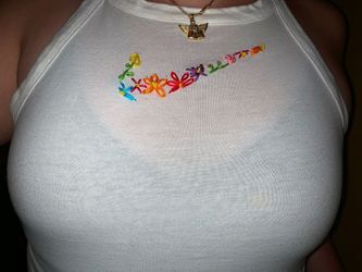 Nike flower top