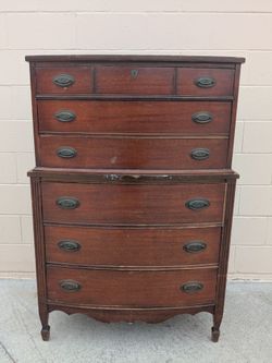 Antique Mahogany Tallboy Chest of Drawers
