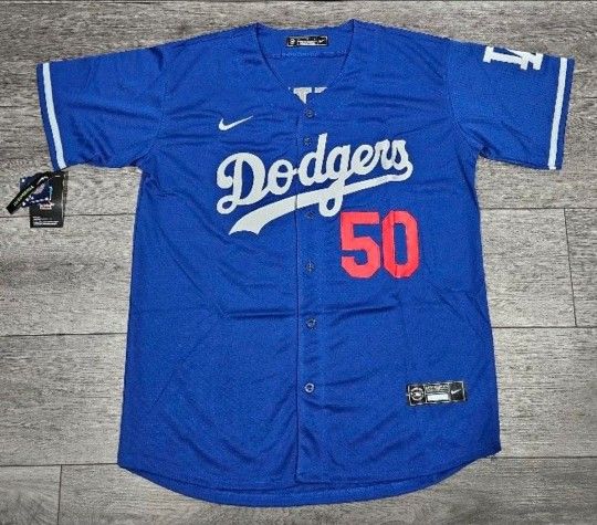 LOS ANGELES DODGERS STITCHED BASEBALL JERSEY