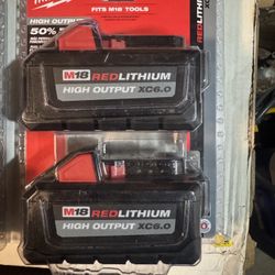 M18 Milwaukee Batteries New In Box