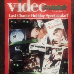Vintage Video Finds VHS Movie Catalog -1988  GC