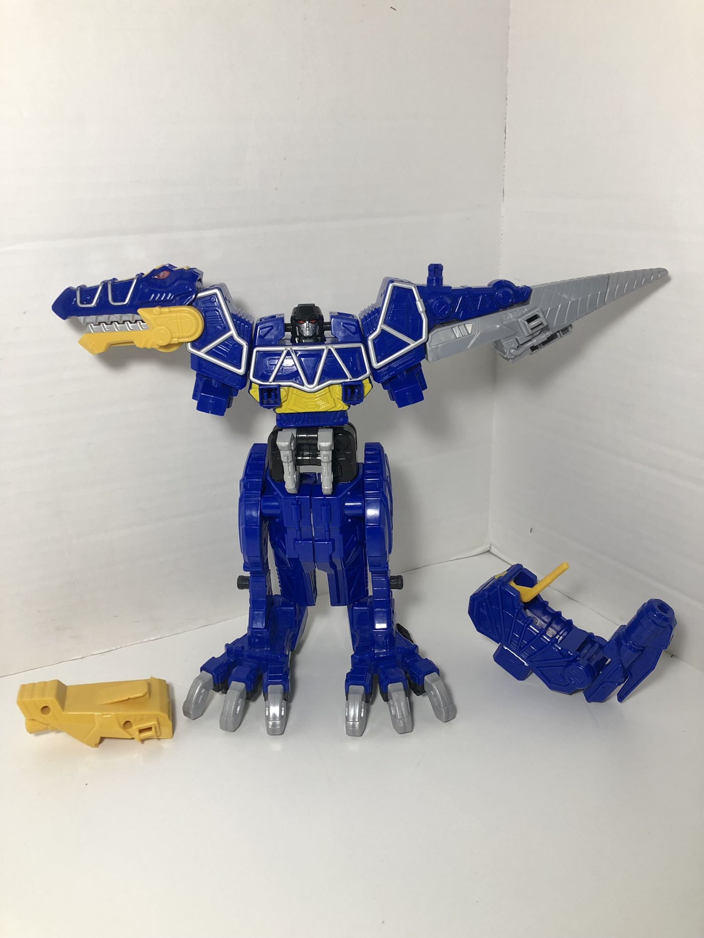 2015 Bandai Power Rangers Dino charge Megazord deluxe Spino Zord blue