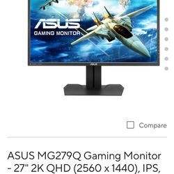 ASUS MG279Q gaming monitor