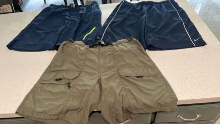 Nike shorts, hiking shorts