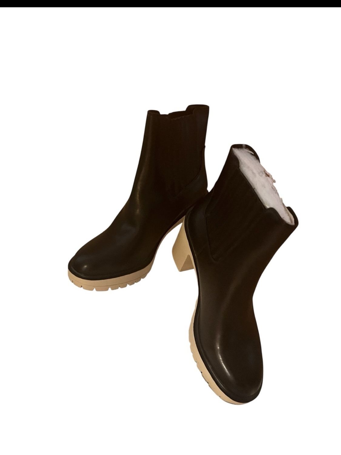 SKYTKMX Platform Chelsea Accordion Ankle High Top Western Fashion Boots