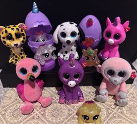 Rainbocorns and TY animal figures