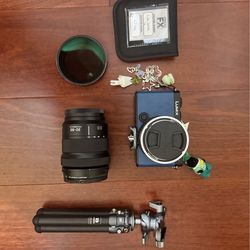 Lumix S9 + Lenses and filters
