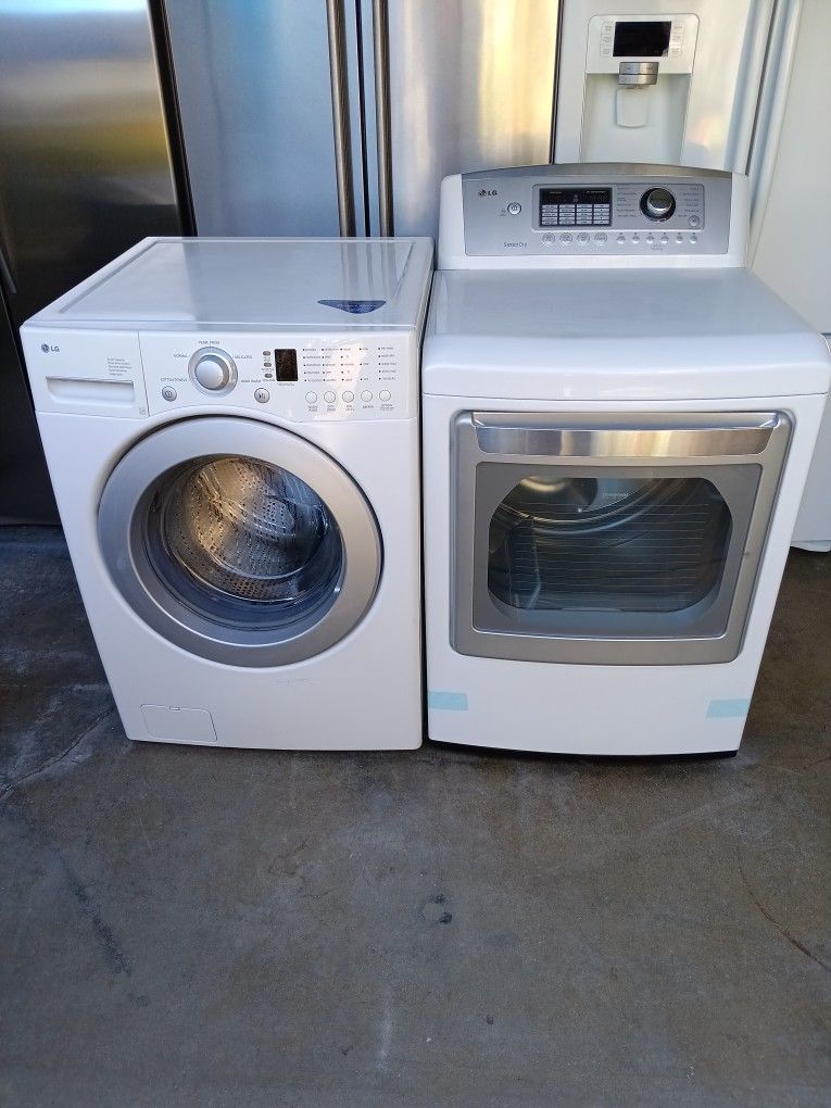 LG Washer And LG Gas Dryer 