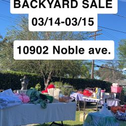 Backyard Sale !