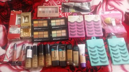 Make up! Brushes, lashes, foundations, concealers, eyeshadows, mascara!