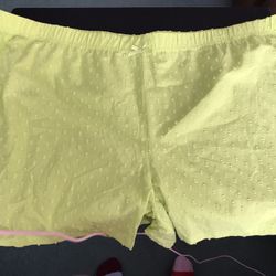 New Women Shorts Green Size 2x 