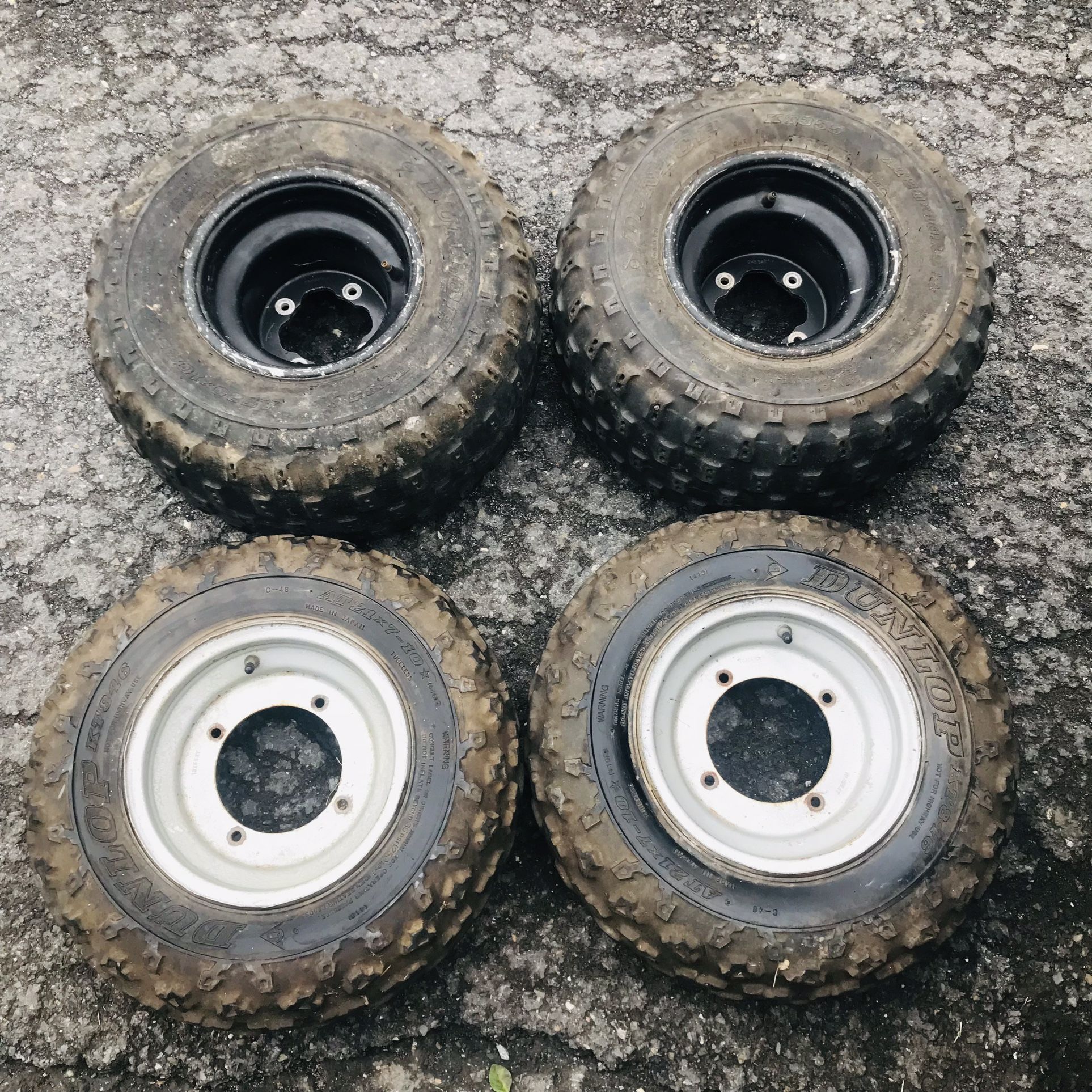 Yamaha OEM Front & Rear Wheels Banshee Warrior Raptor Blaster YFZ 350