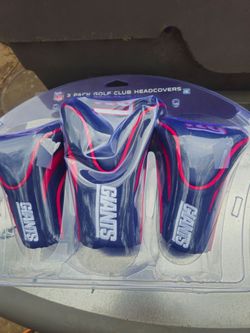 Price is firm. Brand new.. New York Giant golf head covers
