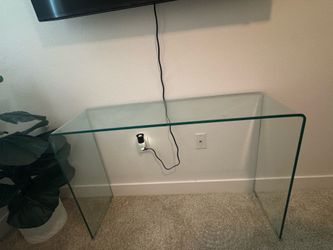 Glass Console Table