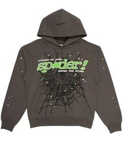 Sp5der hoodie grey medium