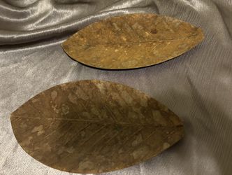 Vintage Japanese Leaf Plates