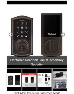Kwikset Electronic Deadbolt Lock with SmartKey