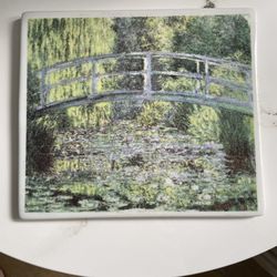 Monet Japanese bridge tile