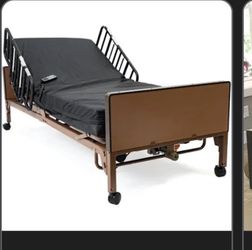 Hospital bed whith mattress