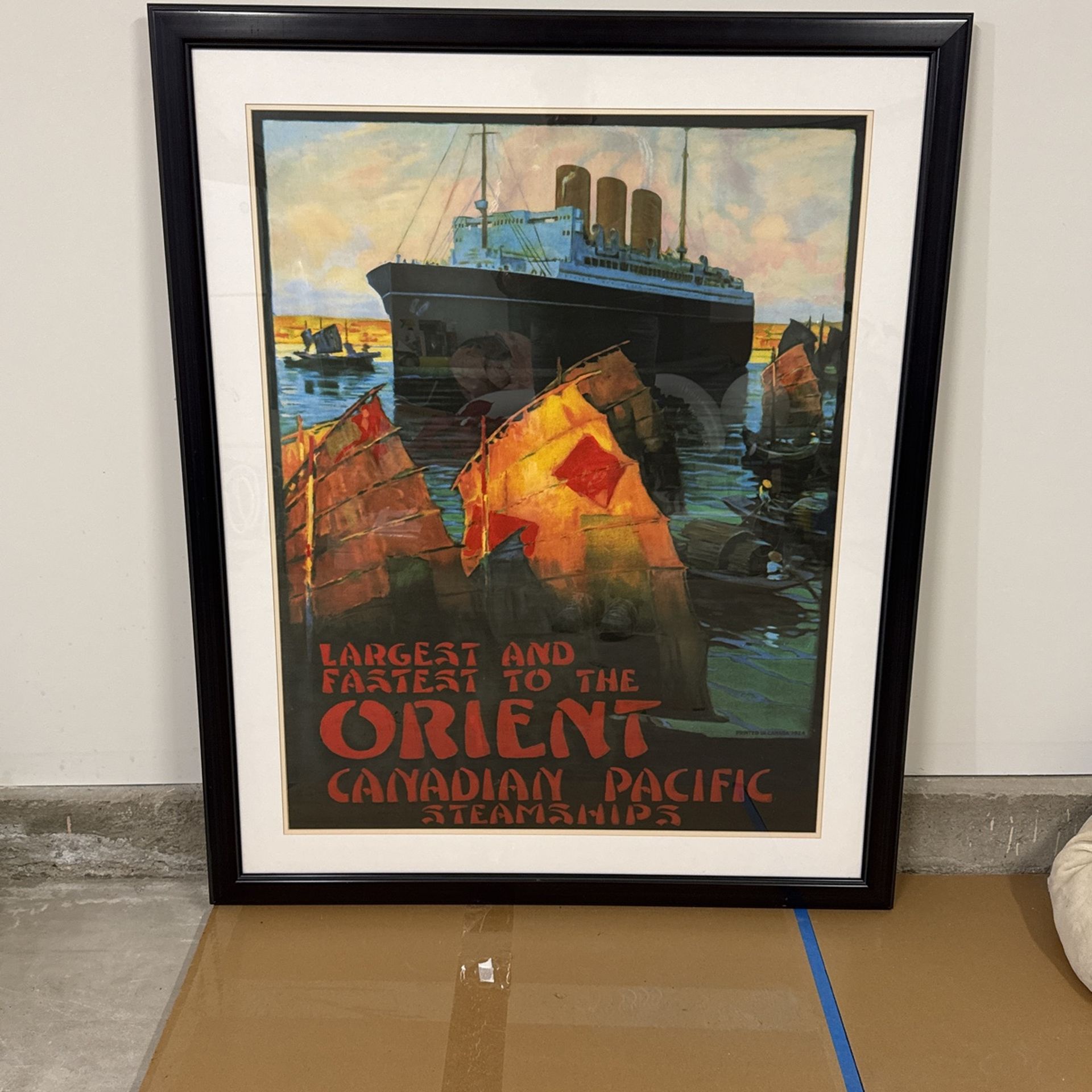 Large Framed Printed Art