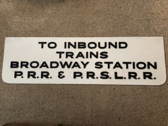 New York Penn Station Train Sign