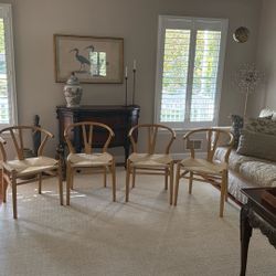 Wood Dining Chairs, Set Of 4