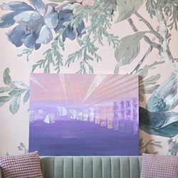 Echoes and Reflections, 2025, Acrylic, 36 x 48