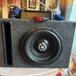 Insane Setup 10"Soundqube In ported box and Pioneer 800w 1ohm stable amp