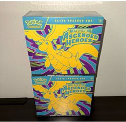 Pokémon TCG Mega Evolution Ascended Heroes Elite Trainer Box (x2)