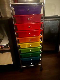 Rainbow 10-Drawer Rolling Storage Cart