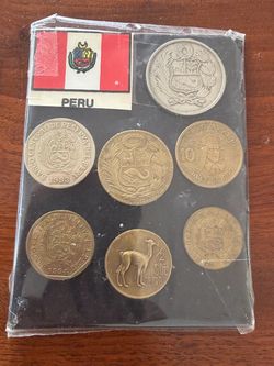 Peru coin set