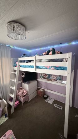 Twin size loft bed