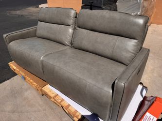 Henredon Keira Leather Power Reclining Sofa
