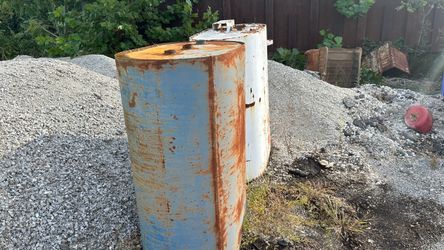 Large Metal Storage Tank