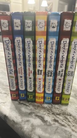 Diary of a wimpy kid set (1,2,3,4,6,7,8)