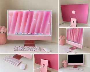 Apple iMac 24” Pink M1 Desktop Computer + Keyboard & Mouse