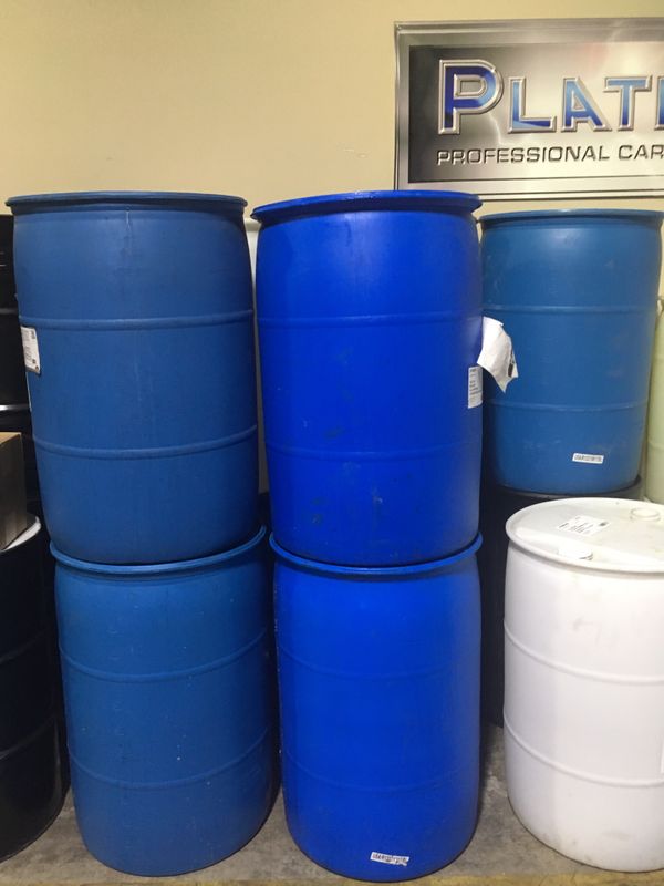 55 Gallon Plastic Drums Drum for Sale in Houston, TX OfferUp
