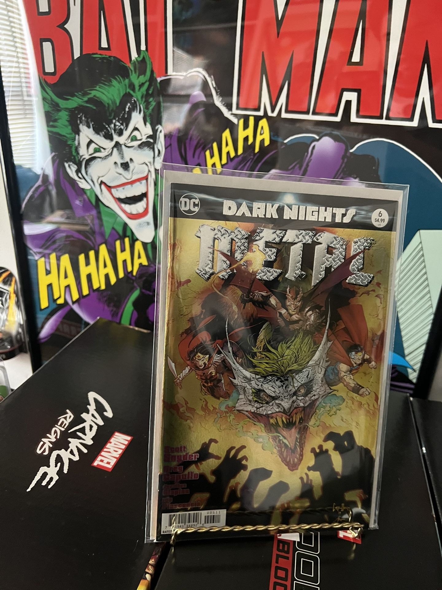 Metal Comic Book