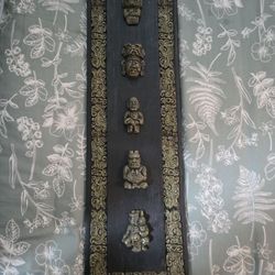 Original Zerebski Mayan Plaque Handmade in Mexico