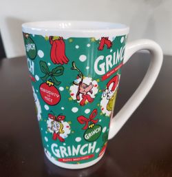 Dr Suess The Grinch Happy Holidays 5" Tall Mug 