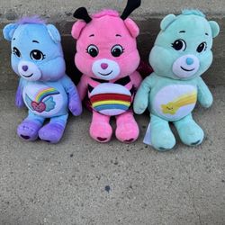 Lot Of 3 Care Bear Plushies