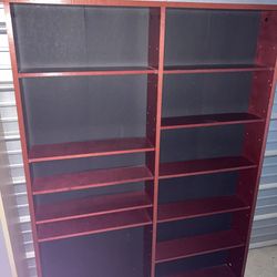 Red-Wood book Case 25$