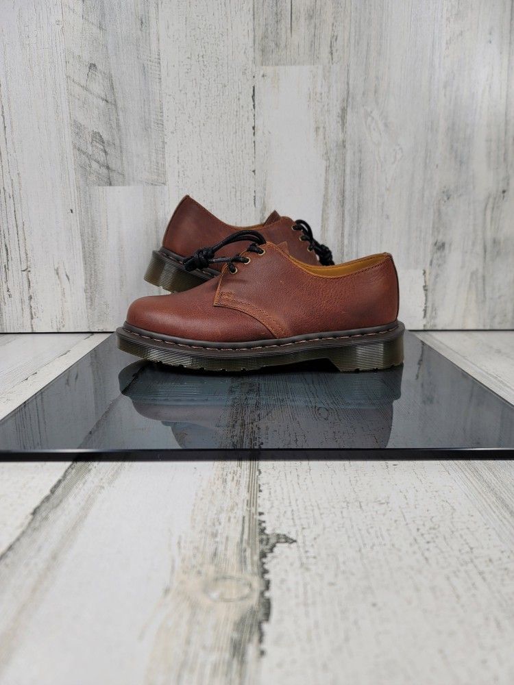 Dr. Martens 1461 Tan Harvest Core Leather Dress Shoes Men