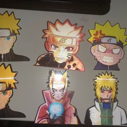 Naruto 3d Anime Stickers