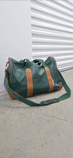 Vintage Universal Valige Made in Italy Green Weekender Duffel Bag