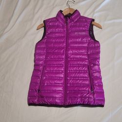 Purple Down Vest
