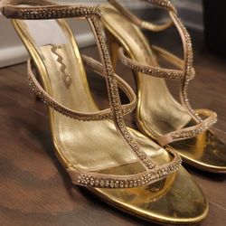 Nina Women's Jeweled Slide
Heel SHOE Size 10